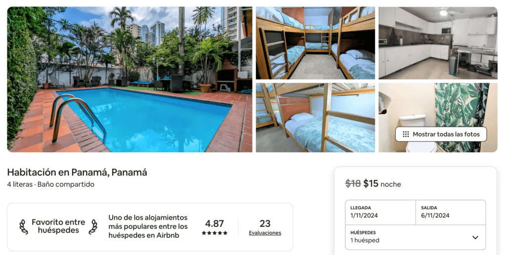 Airbnb en Panamá