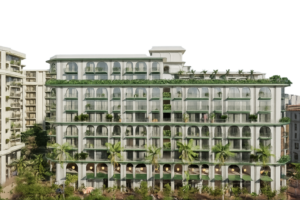 La Central City Flats, apartahotel con apartamentos en venta en Santa Ana dentro del desarrollo Gran Central.