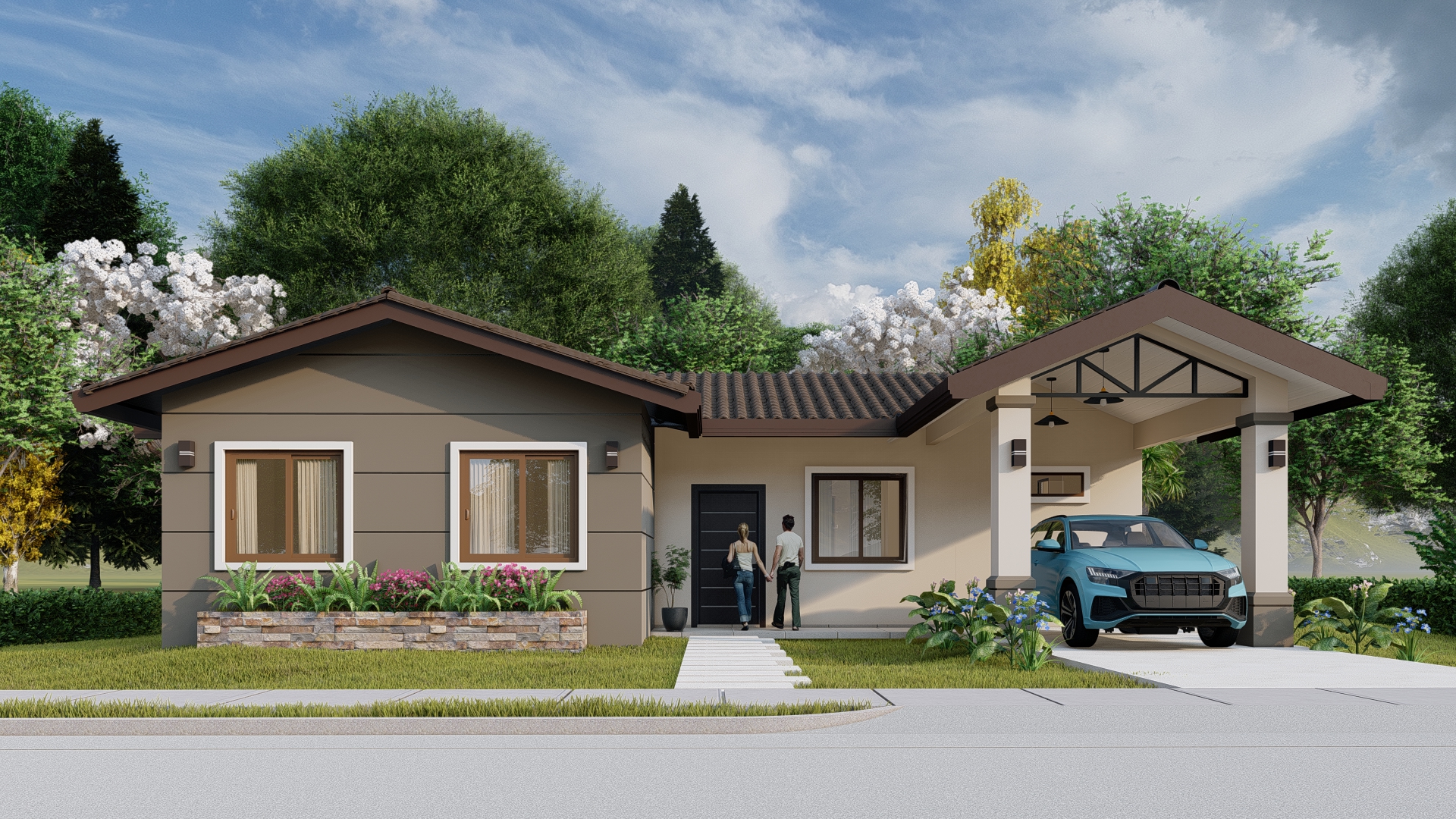 Casas Nuevas en Venta en Alto Boquete - Modelo Platino del proyecto Grand Canyon